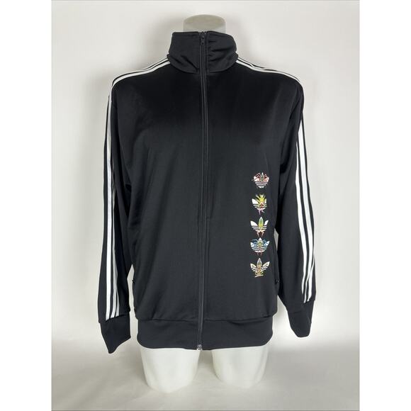 Adidas X Keiichi Tanaami Collaboration Track Suit Jacket Black Zip Approx SZ XL - Picture 1 of 10